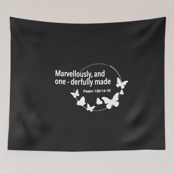 Item preview, Marvellously and Wonderfully (One-derfully) Made from Psalm 139 designed and sold by simplydesignart.