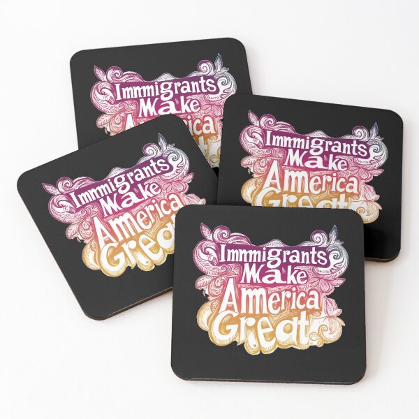 Item preview, Immigrants Make America Great – Artistic Typography designed and sold by Jesse ⭐⭐⭐⭐⭐.