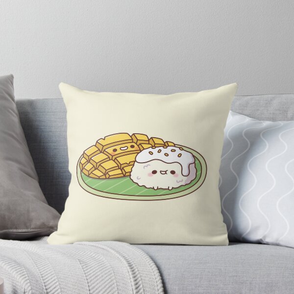 Item preview, Cute Mango Sticky Rice Thai Food designed and sold by rustydoodle.