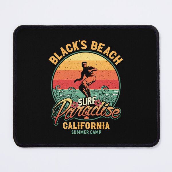 Item preview, Blacks Beach Surf Paradise La Jolla San Diego West Coast California designed and sold by eclecTEEq.