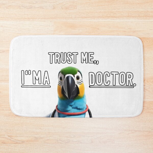 Item preview, Parrot Doctor in a Lab Coat designed and sold by DreamDigi2024RB.