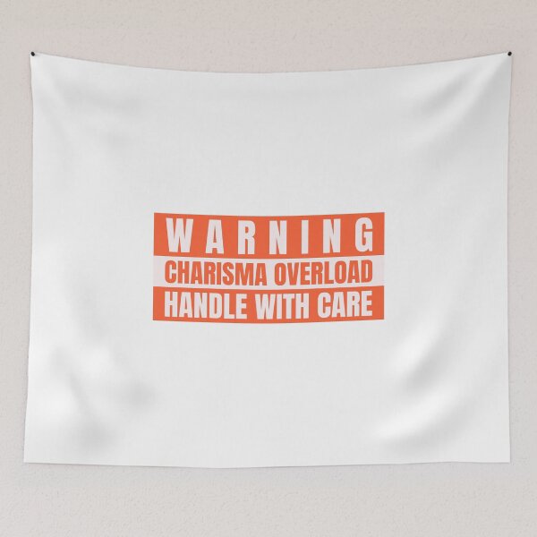 Item preview, Charisma Overload: Handle With Care Stoicism Charisma Self Improvement Psychology T-Shirt designed and sold by All About Merch.