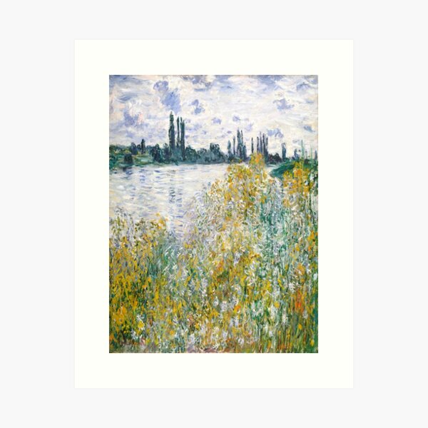 Aperçu de l'œuvre Île aux Fleurs près de Vétheuil par Claude Monet créée et vendue par Tamas Das.