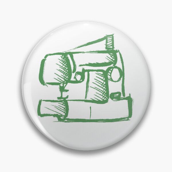 Item preview, Sewing Machine Green designed and sold by MagentaTwilight.