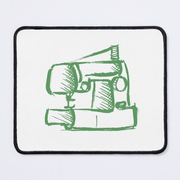 Item preview, Sewing Machine Green designed and sold by MagentaTwilight.