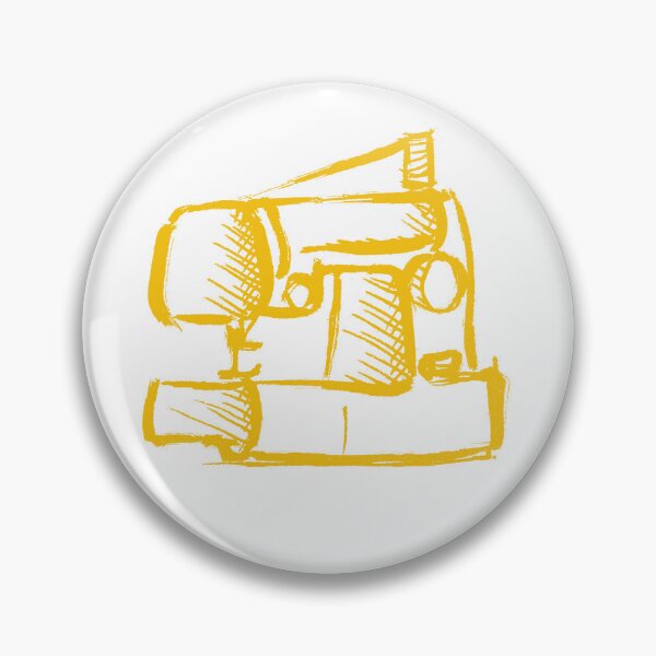 Item preview, Sewing Machine Golden Yellow designed and sold by MagentaTwilight.