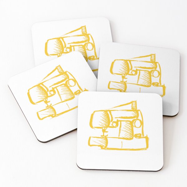 Item preview, Sewing Machine Golden Yellow designed and sold by MagentaTwilight.