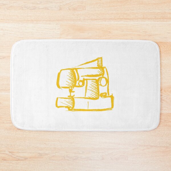 Item preview, Sewing Machine Golden Yellow designed and sold by MagentaTwilight.