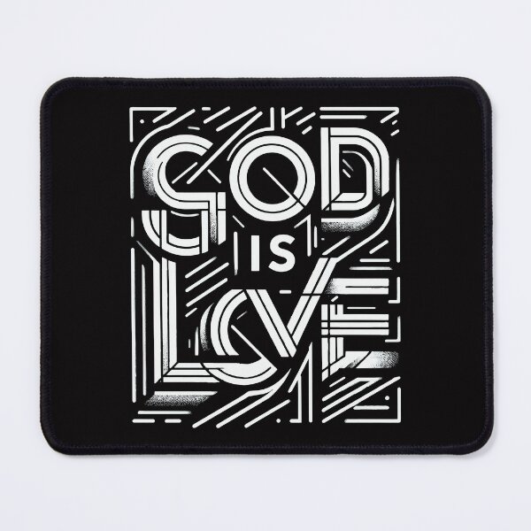 Item preview, God Is Love - Bold Christian Typography Outline Design designed and sold by FaithCreatives.