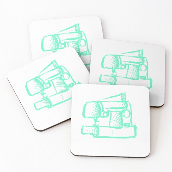 Item preview, Sewing Machine Sea Moss Green designed and sold by MagentaTwilight.