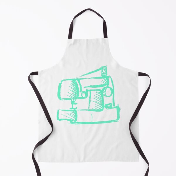 Item preview, Sewing Machine Sea Moss Green designed and sold by MagentaTwilight.