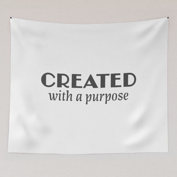 Item preview, Created With A Purpose - Christian  designed and sold by CrossCrafted.