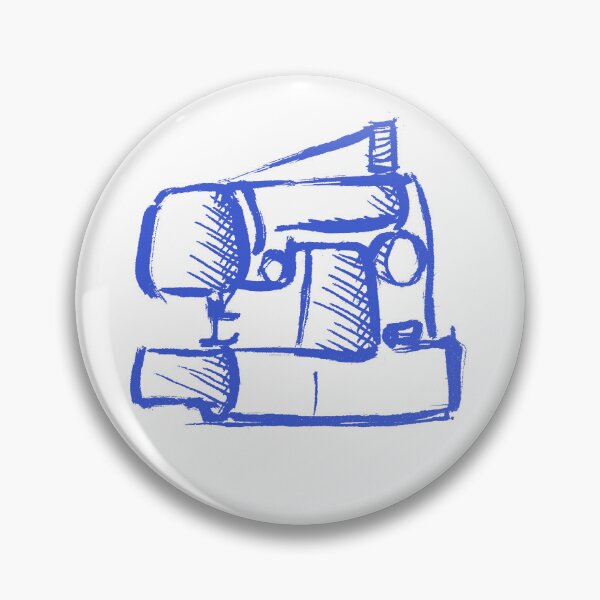 Item preview, Sewing Machine Blue designed and sold by MagentaTwilight.