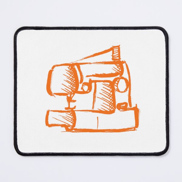 Item preview, Sewing Machine Orange designed and sold by MagentaTwilight.