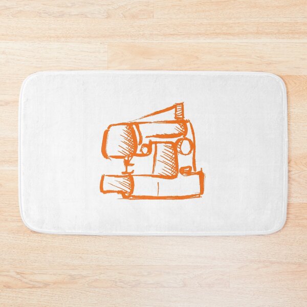Item preview, Sewing Machine Orange designed and sold by MagentaTwilight.