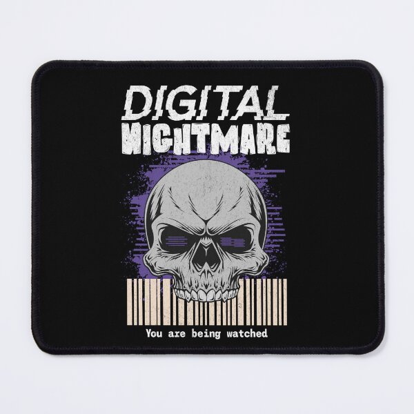 Item preview, Digital Nightmare Skull Surveillance Design designed and sold by DesignedByMarty.