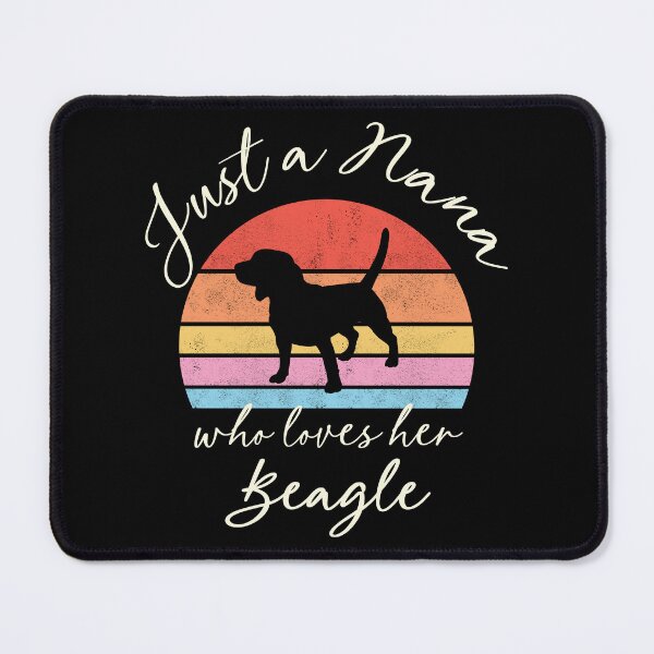 Item preview, Just a Nana who loves her Beagle - retro sunset designed and sold by Line2Rhyme.