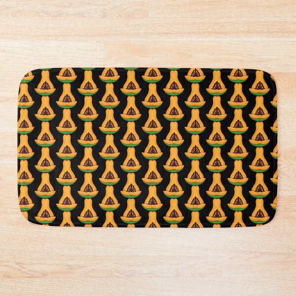 Item preview, Illustration of a Halved Papaya Fruit with Seeds and Texture designed and sold by artwaves.