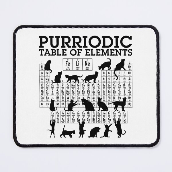 Item preview, Purriodic Periodic Table Of Elements Cat Lover Cats Science designed and sold by GrandeDuc.