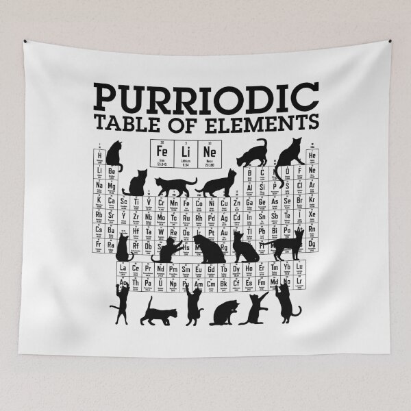 Item preview, Purriodic Periodic Table Of Elements Cat Lover Cats Science designed and sold by GrandeDuc.