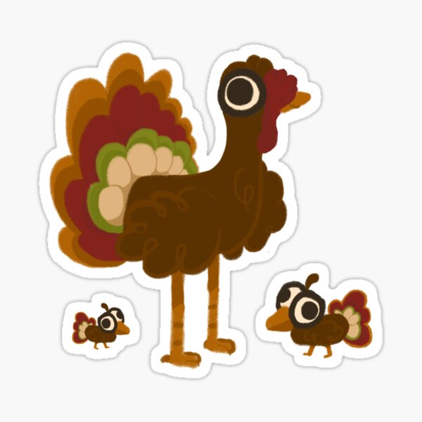 Item preview, Happy Holiday Turkeys designed and sold by spekeasies.
