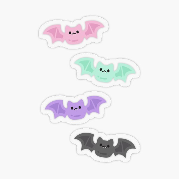 Item preview, Pastel Bats designed and sold by meowchies.