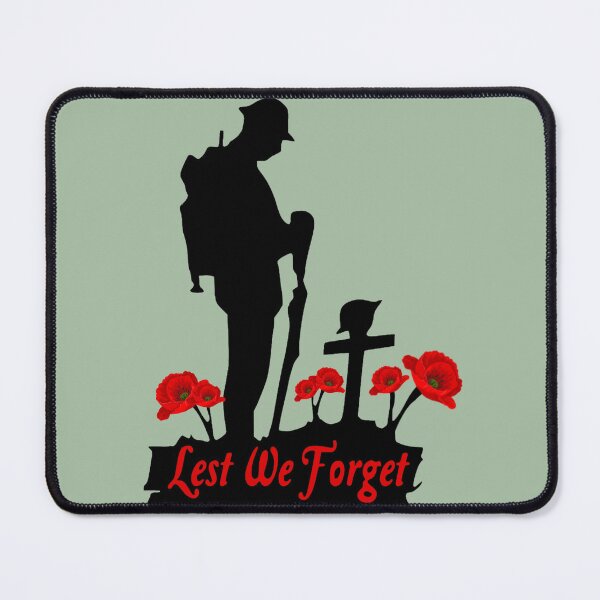 Item preview, anzac day 2025 - Lest We Forget - Poppy Day Australian  Men Woman Kids  designed and sold by Taylor  ART.