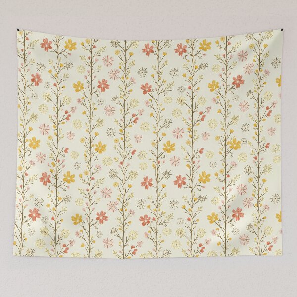 Item preview, Vintage flower pattern for spring and garden themes designed and sold by twisted-dot.