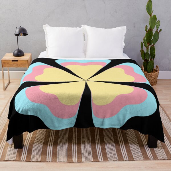 Item preview, Pastel Blue Pink Yellow Flower Illustration designed and sold by PatternTitan.