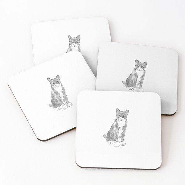Item preview, Meet the Charming Japanese Black and White Cat designed and sold by Japan-dailylife.