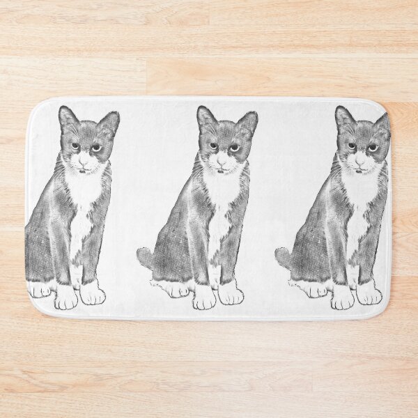Item preview, Meet the Charming Japanese Black and White Cat designed and sold by Japan-dailylife.