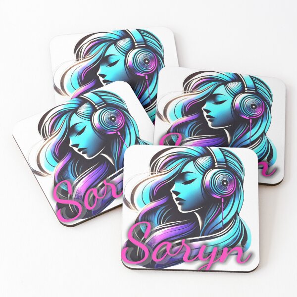 Item preview, Neon Soundwave Soryn Elvaris designed and sold by MyArtworkStudio.