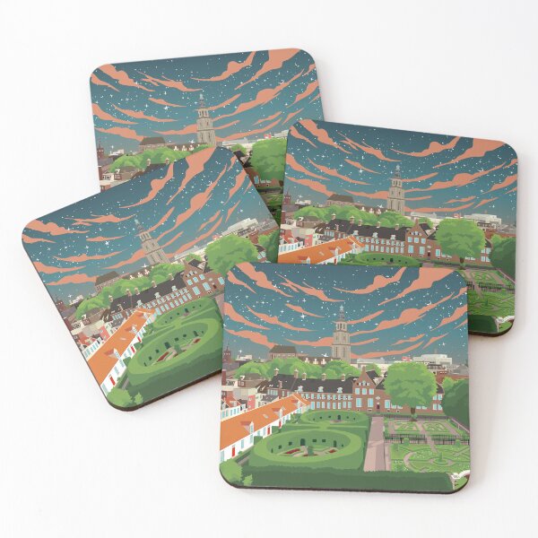 Item preview, Groningen Netherlands Skyline Cityscape Travel Poster designed and sold by Stadify.