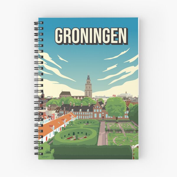 Artikelvorschau, Groningen Skyline Stadtbild Reisekunst entworfen und verkauft von Stadify.