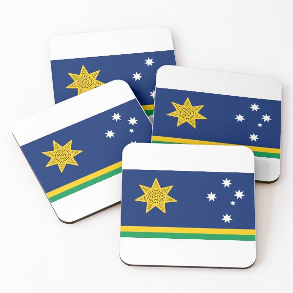 Item preview, Golden Horizon Flag. 2025  designed and sold by Kangaroo Sun.