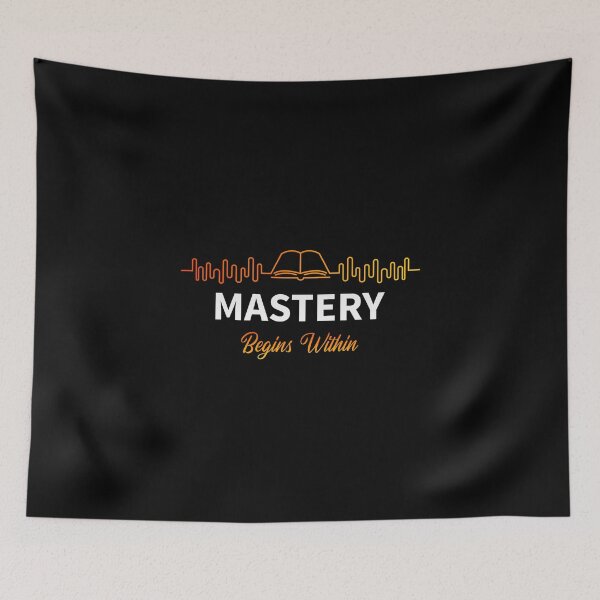 Item preview, Mastery Begins Within Stoicism Charisma Self Improvement Psychology T-Shirt designed and sold by All About Merch.