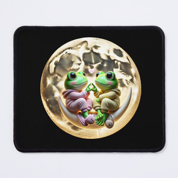 Item preview, Frog Promise on the Moon designed and sold by ATOTI.