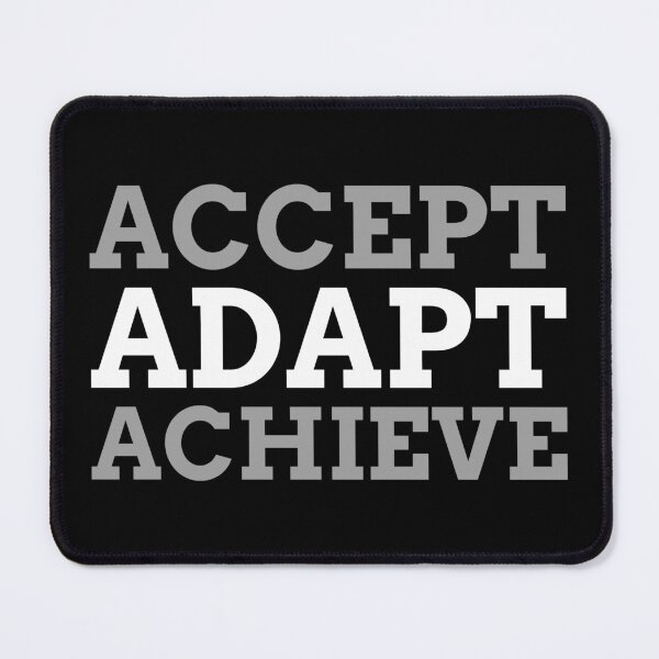 Item preview, Accept, Adapt, Achieve Stoicism Charisma Self Improvement Psychology T-Shirt designed and sold by All About Merch.