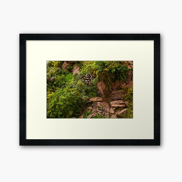 Item preview, Vertical Garden Oil Painting Art – Nature Inspired Botanical Art Print designed and sold by Flowerbox Studio.