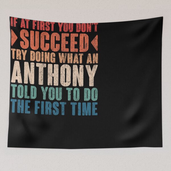 Item preview, Anthony last name surname vintage funny personalized birthday gift designed and sold by 9X FR.