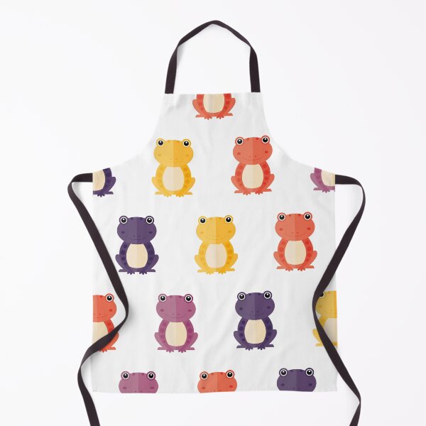 Item preview, Colourful frogs on white designed and sold by reneesillus.