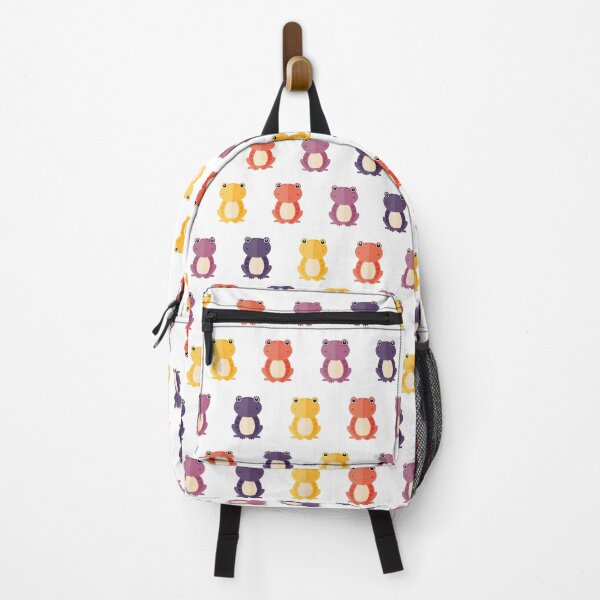 Item preview, Colourful frogs on white designed and sold by reneesillus.