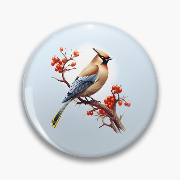 Item preview, Waxwing bird designed and sold by DerSenat.