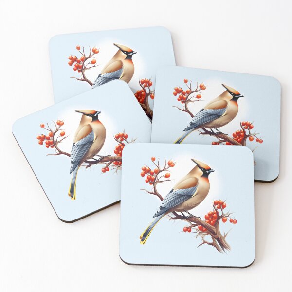 Item preview, Waxwing bird designed and sold by DerSenat.