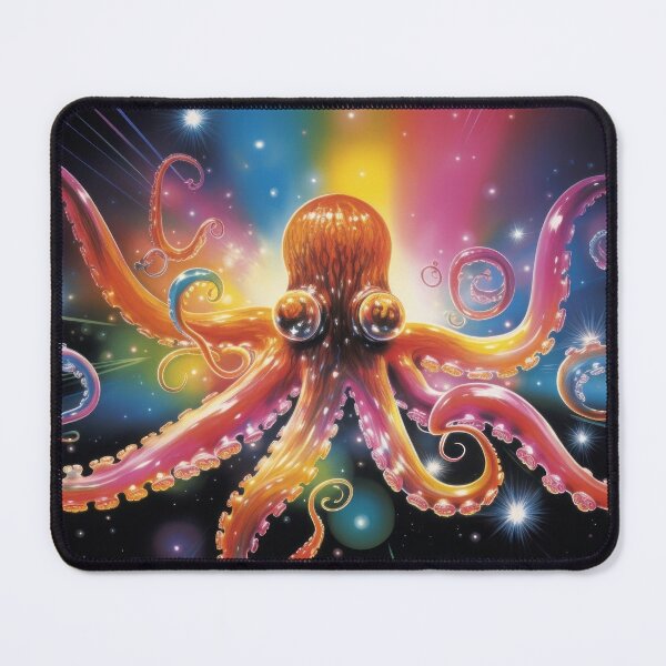 Item preview, magical colorful octopus in the sea designed and sold by Mauswohn.