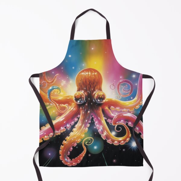 Item preview, magical colorful octopus in the sea designed and sold by Mauswohn.
