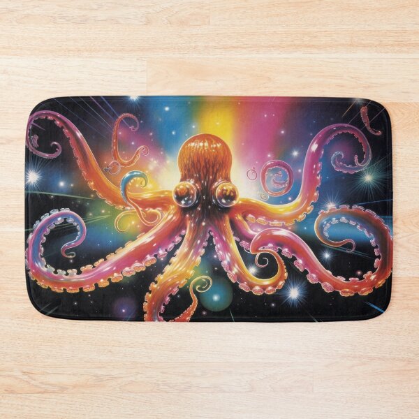 Item preview, magical colorful octopus in the sea designed and sold by Mauswohn.