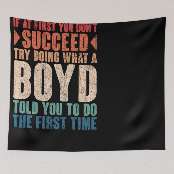 Item preview, Boyd last name surname vintage funny personalized birthday gift designed and sold by 9X FR.