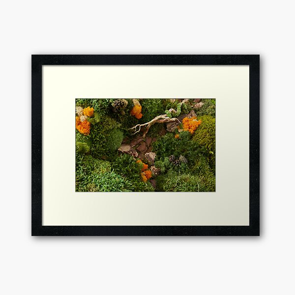 Item preview, Vertical Garden Oil Painting Art – Nature Inspired Botanical Art Print designed and sold by Flowerbox Studio.