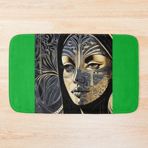 Item preview, Portrait of a Woman Surrounded by Subtle, Ornate Patterns designed and sold by KilianSzmid.